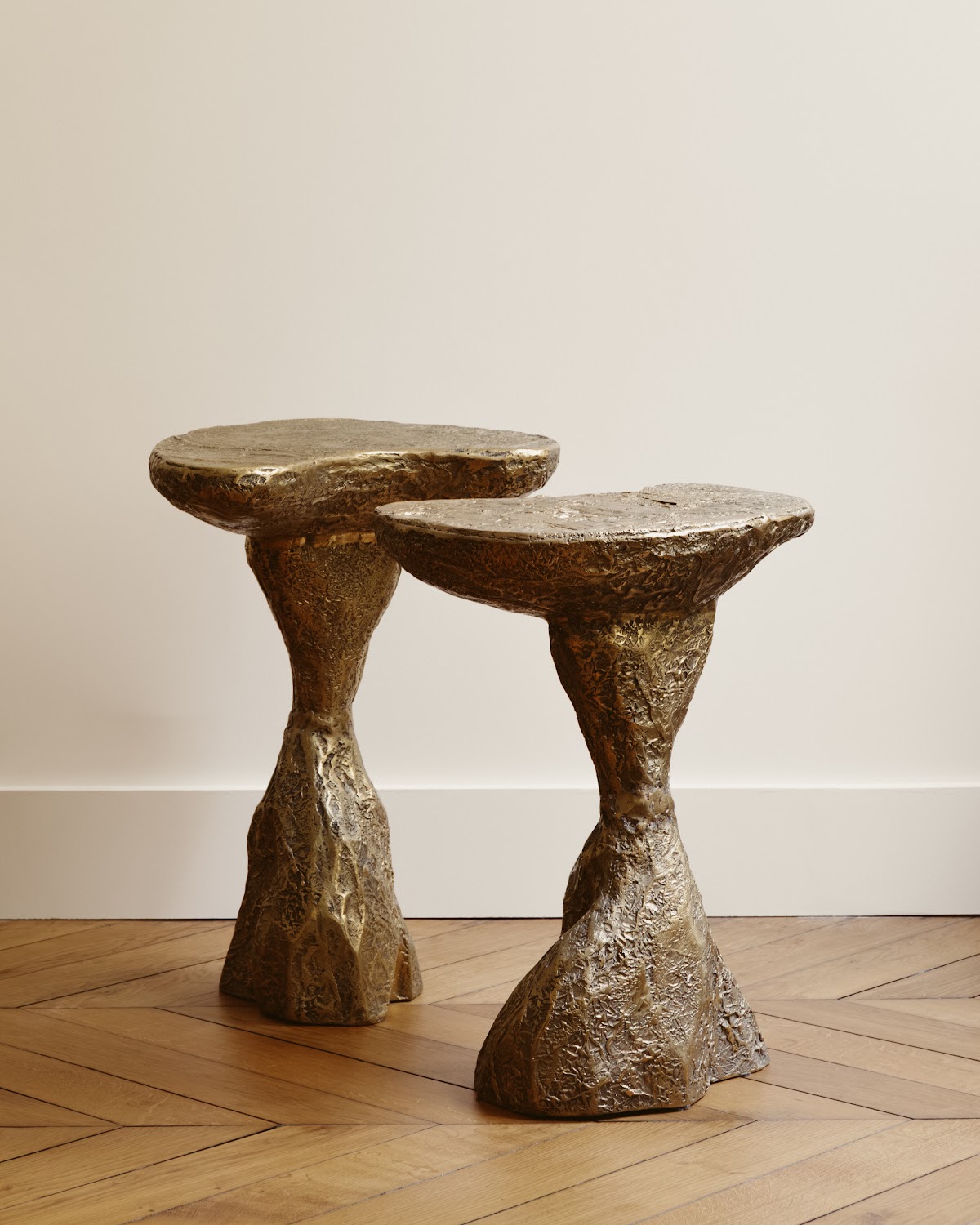 Bronze side tables