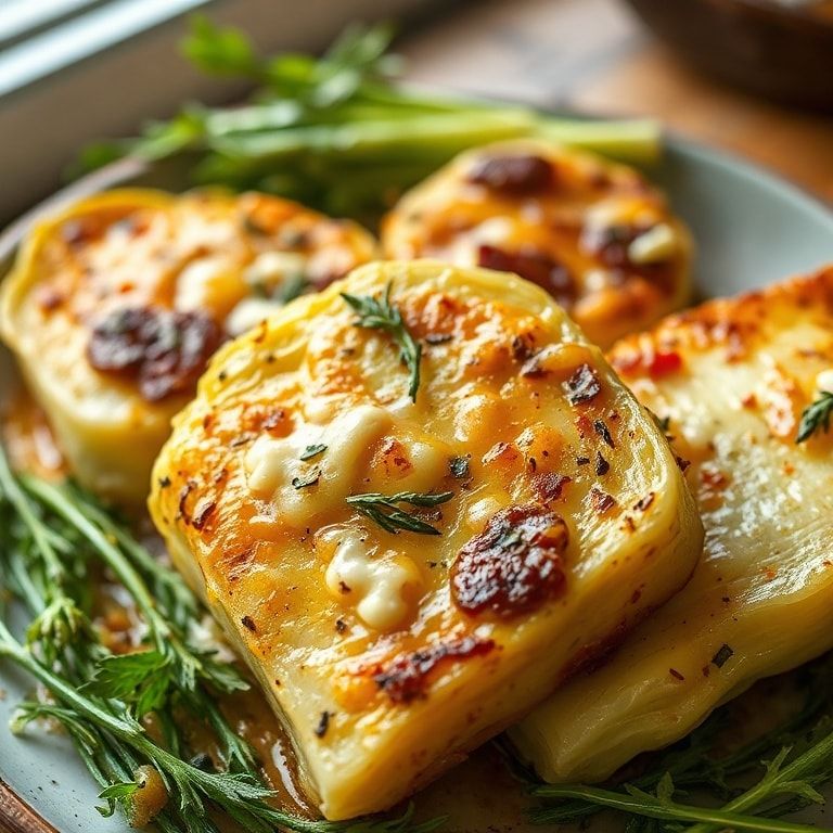 Easy Roasted Garlic Cabbage Steaks for Healthy Dinner – Quick, Homemade Vegetable Delight