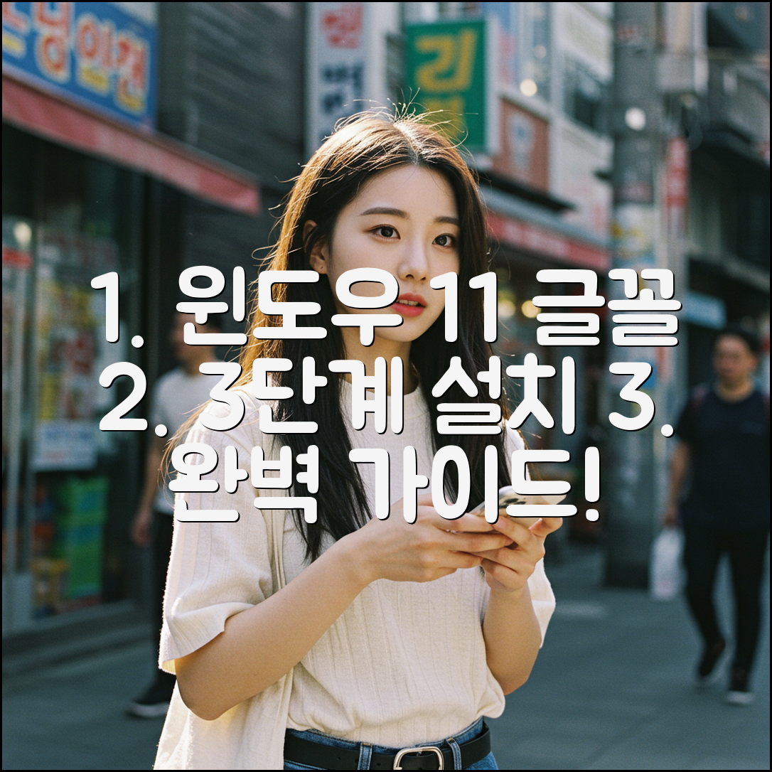 윈도우 11 글꼴 설치 3단계 완벽 가이드