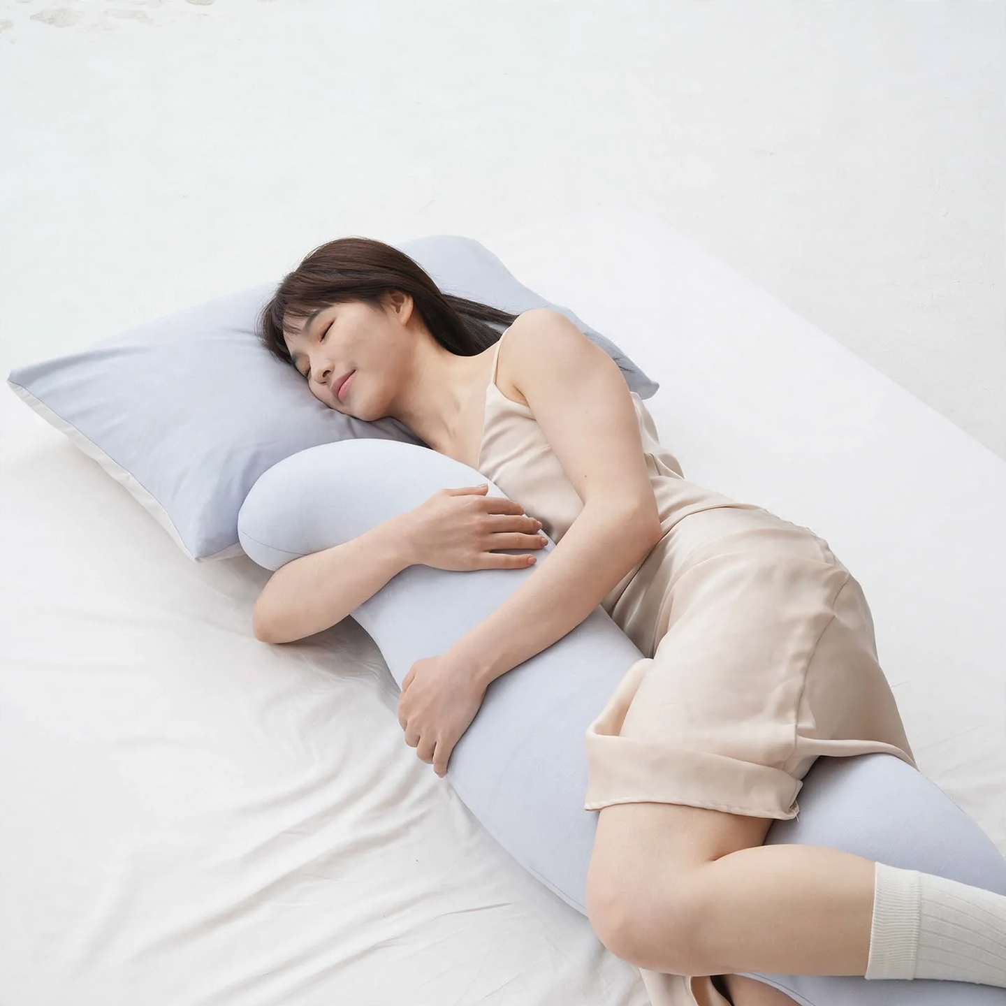 Seitenschläferkissen, 105 x 25 cm