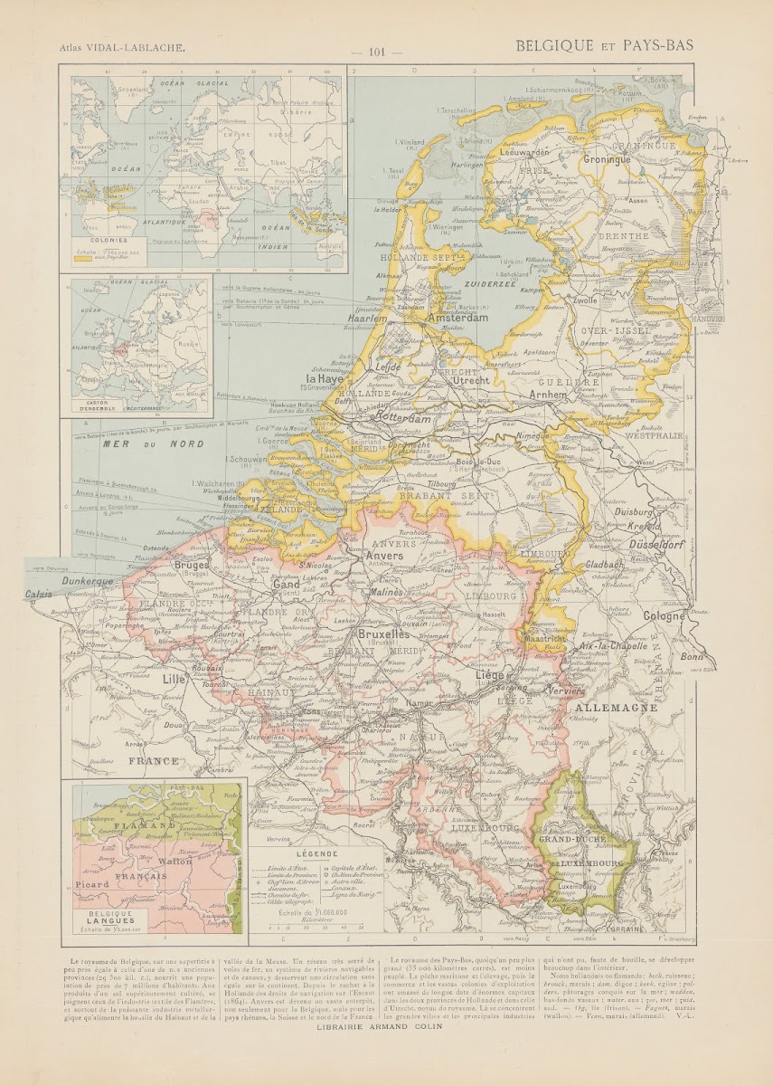 Belgique et Pays Bas 1913