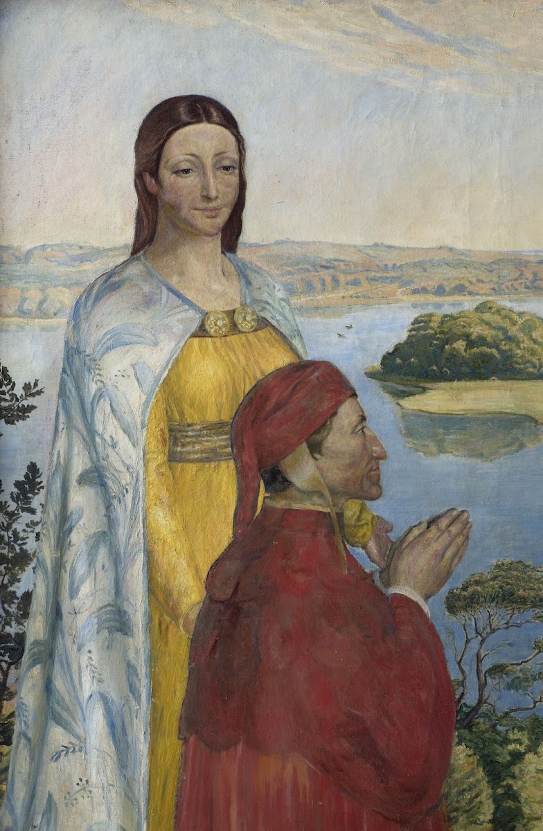 Dante and Beatrice in Paradise 1895