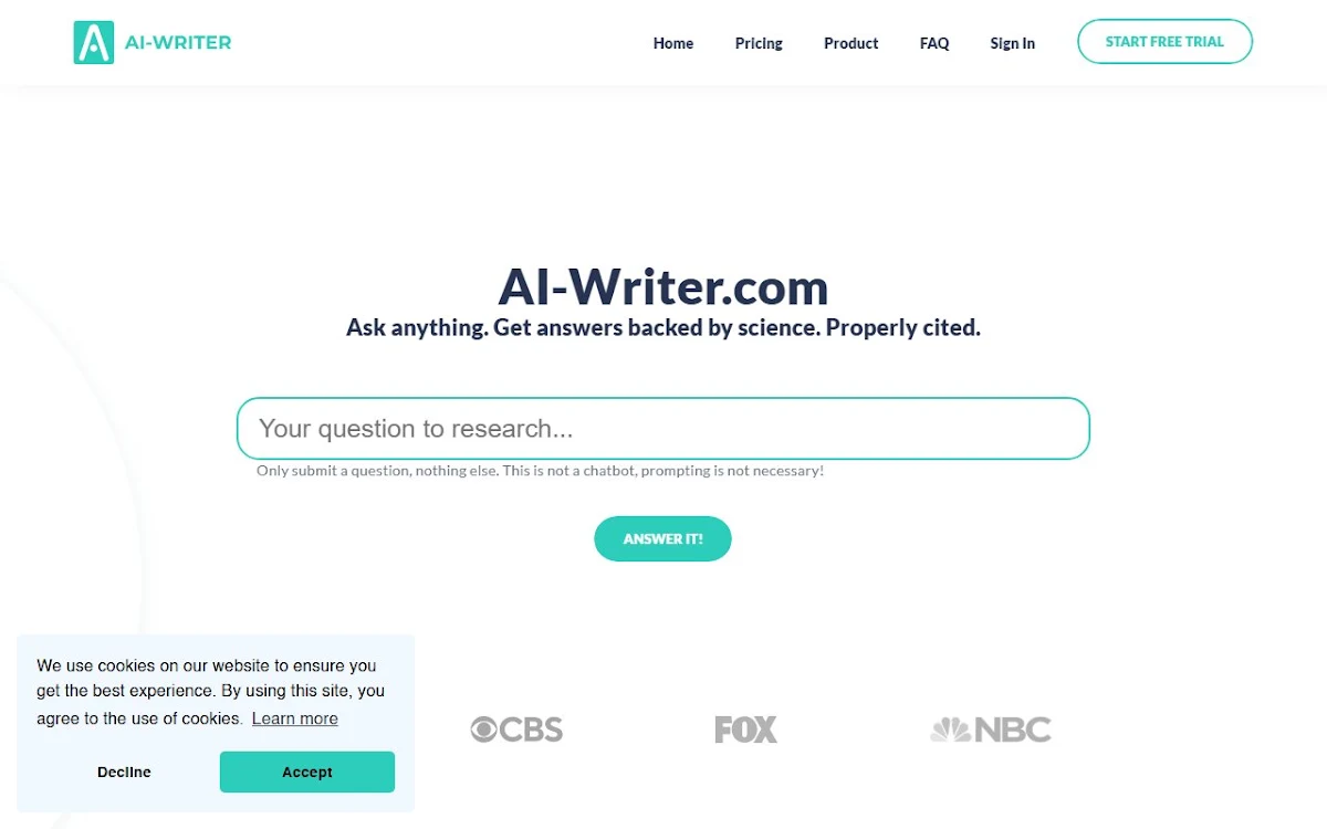 Captura de AI-Writer