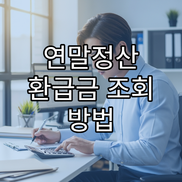 연말정산 환급금 조회 방법 PC와 모바일 비교 정리