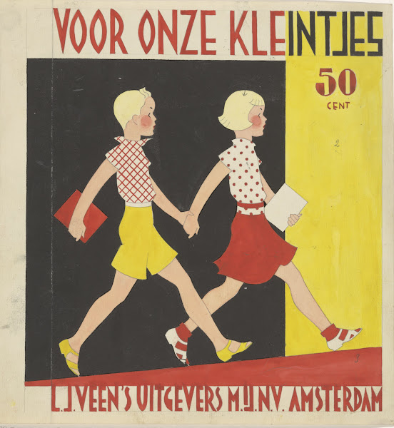 Bandontwerp voor Henriëtte Dietz ea Voor onze kleintjes 1928