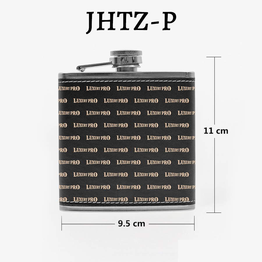 Leather Wine Flask Set