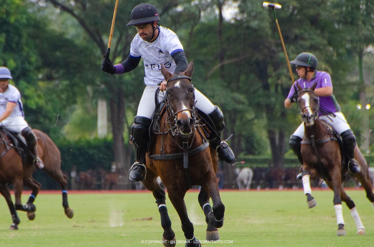 Shark Polo Team em partida de polo