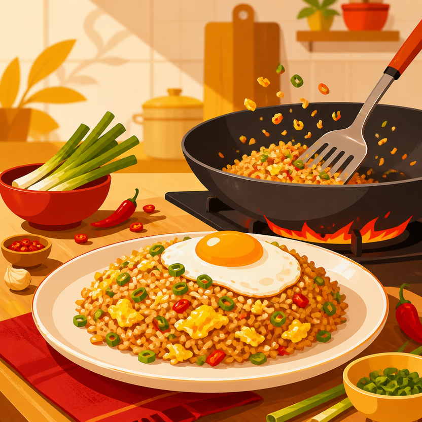 Cara Memasak Nasi Goreng Sederhana untuk Pemula