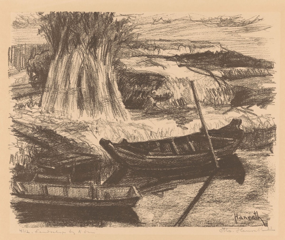 Landschap bij Amsterdam 1923