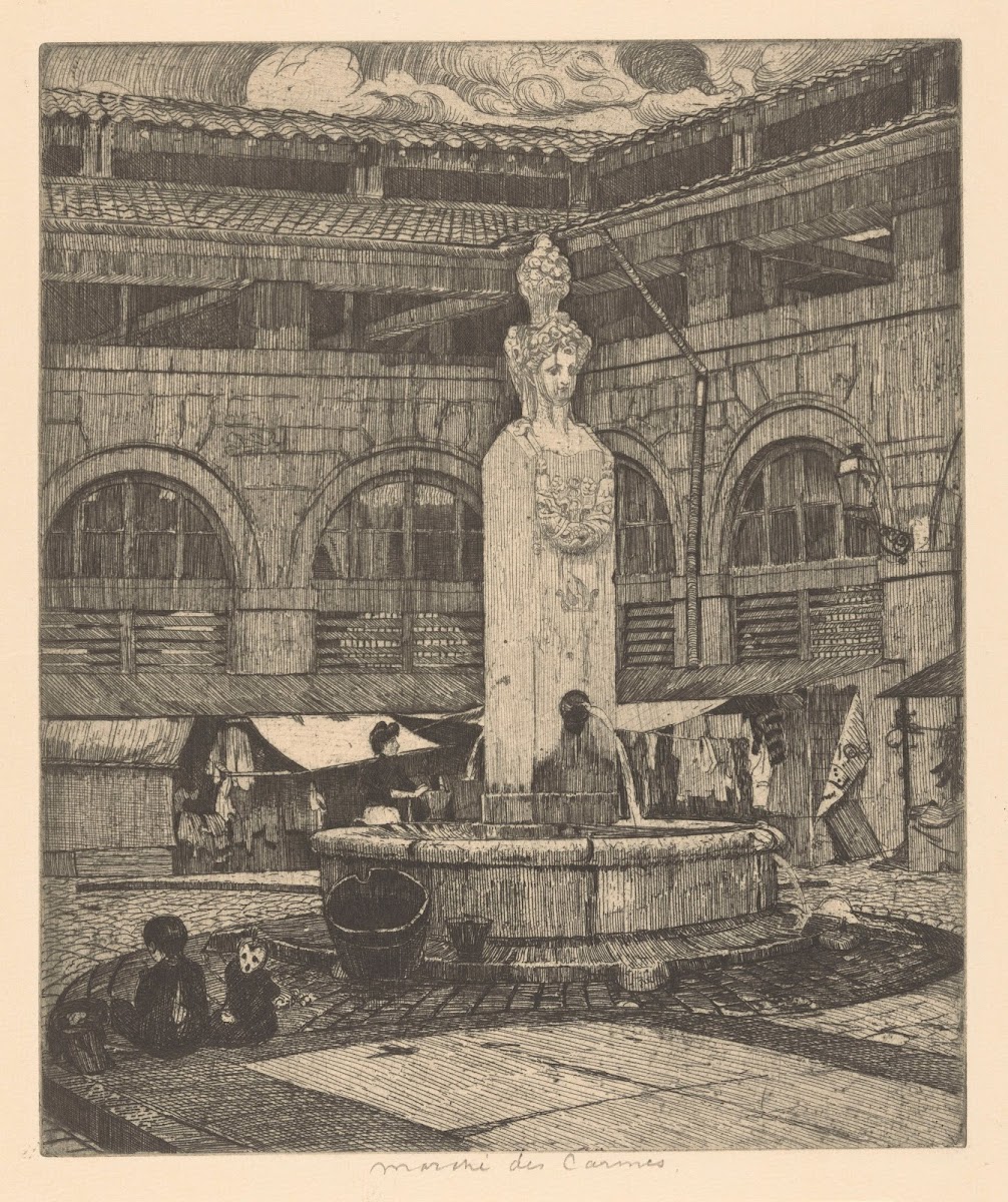 Marché des Carmes 20th century