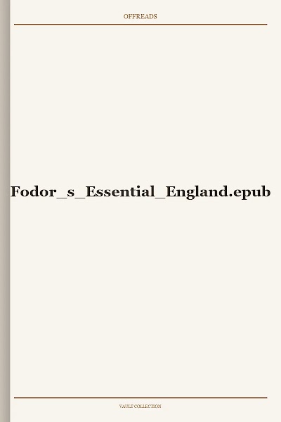Fodor s Essential England