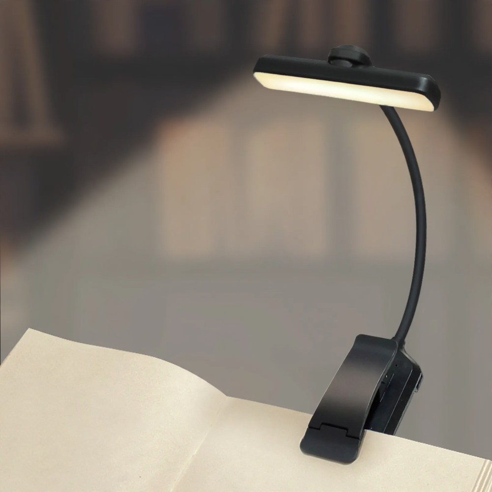 LED-Klemmleuchte mit 24 LEDs und 5 Dimmstufen