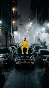 Classic Vintage Sports Car Driving on Coast Road