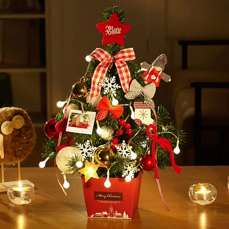 Mini Christmas Tree for the Table, 50 cm, including Lighting