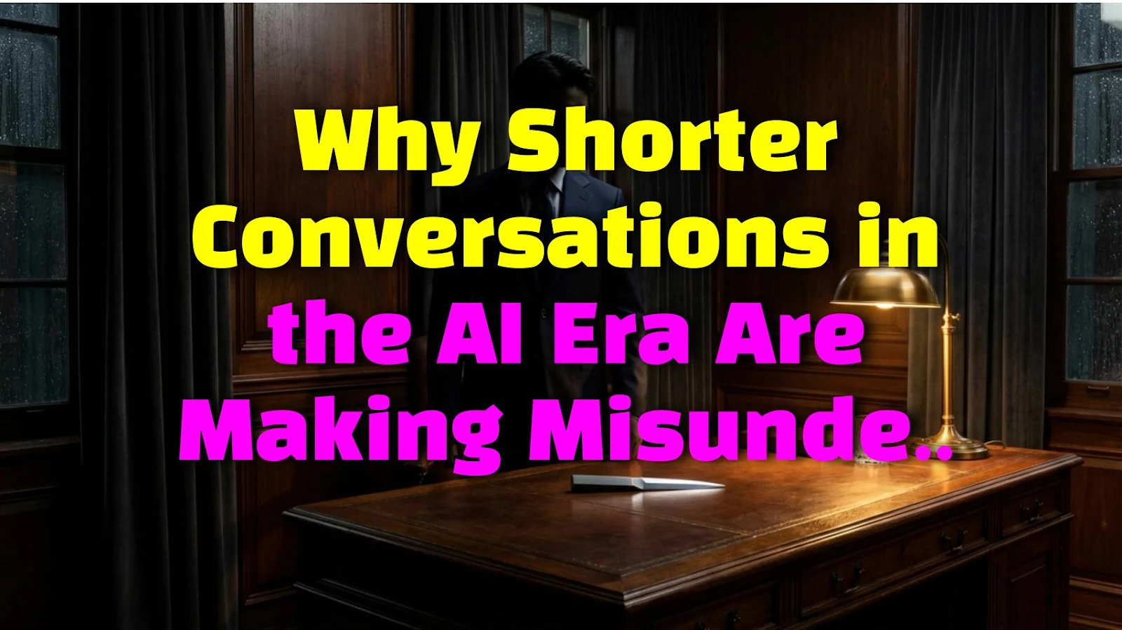 Why Shorter Conversations in the AI Era Are Making Misunderstandings Explode Faster