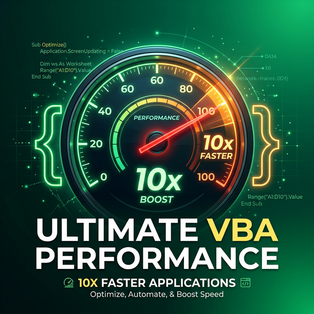 Tối Ưu Tốc Độ VBA: 10 Kỹ Thuật Khiến Macro Chạy Nhanh Gấp 10 Lần