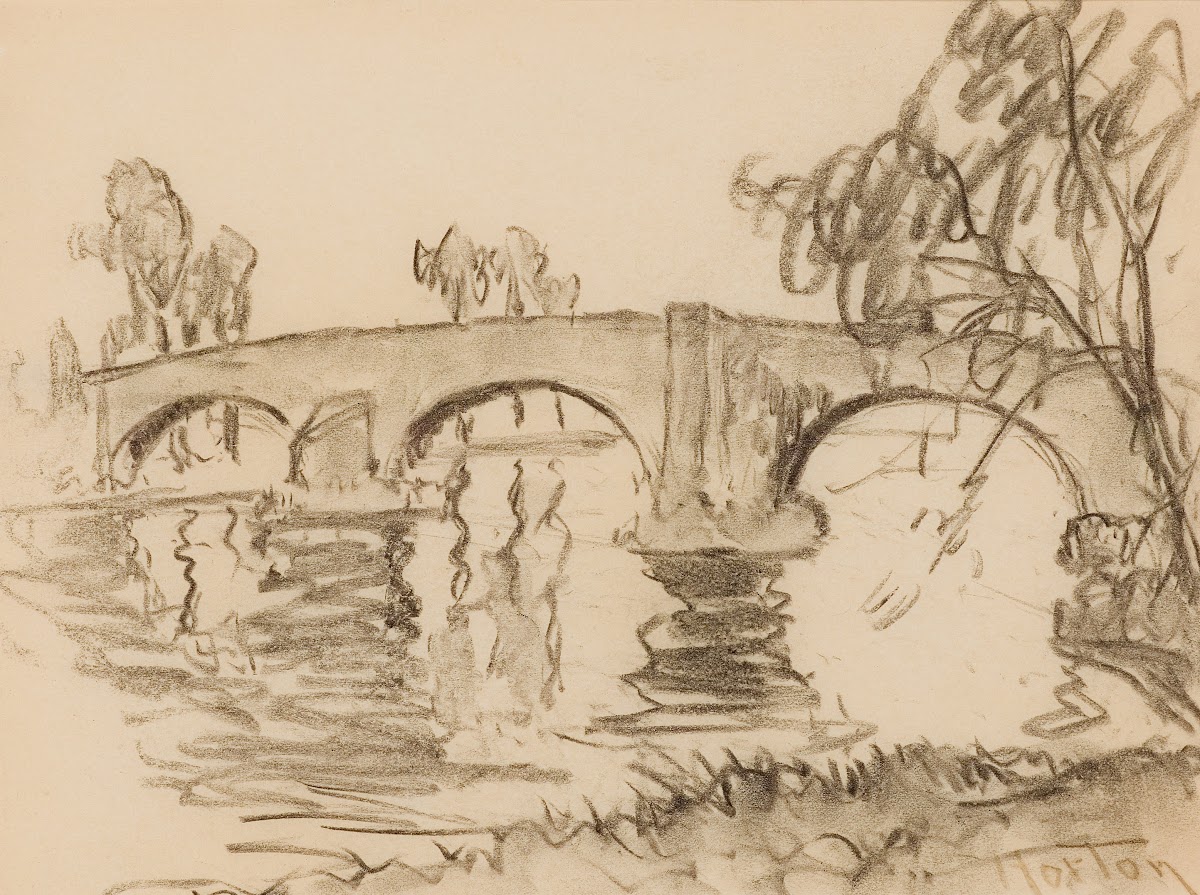 Pink Bridge Sonning circa 1912