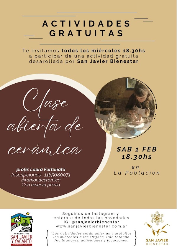 CLASE ABIERTA DE CERÁMICA