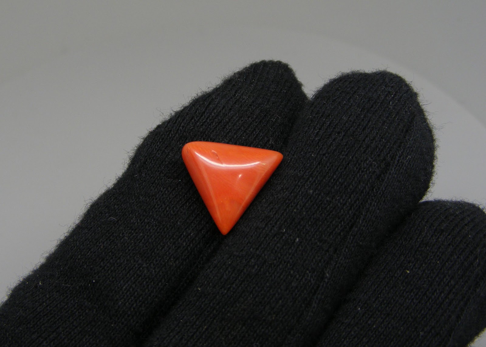 Natural Triangle Red Coral