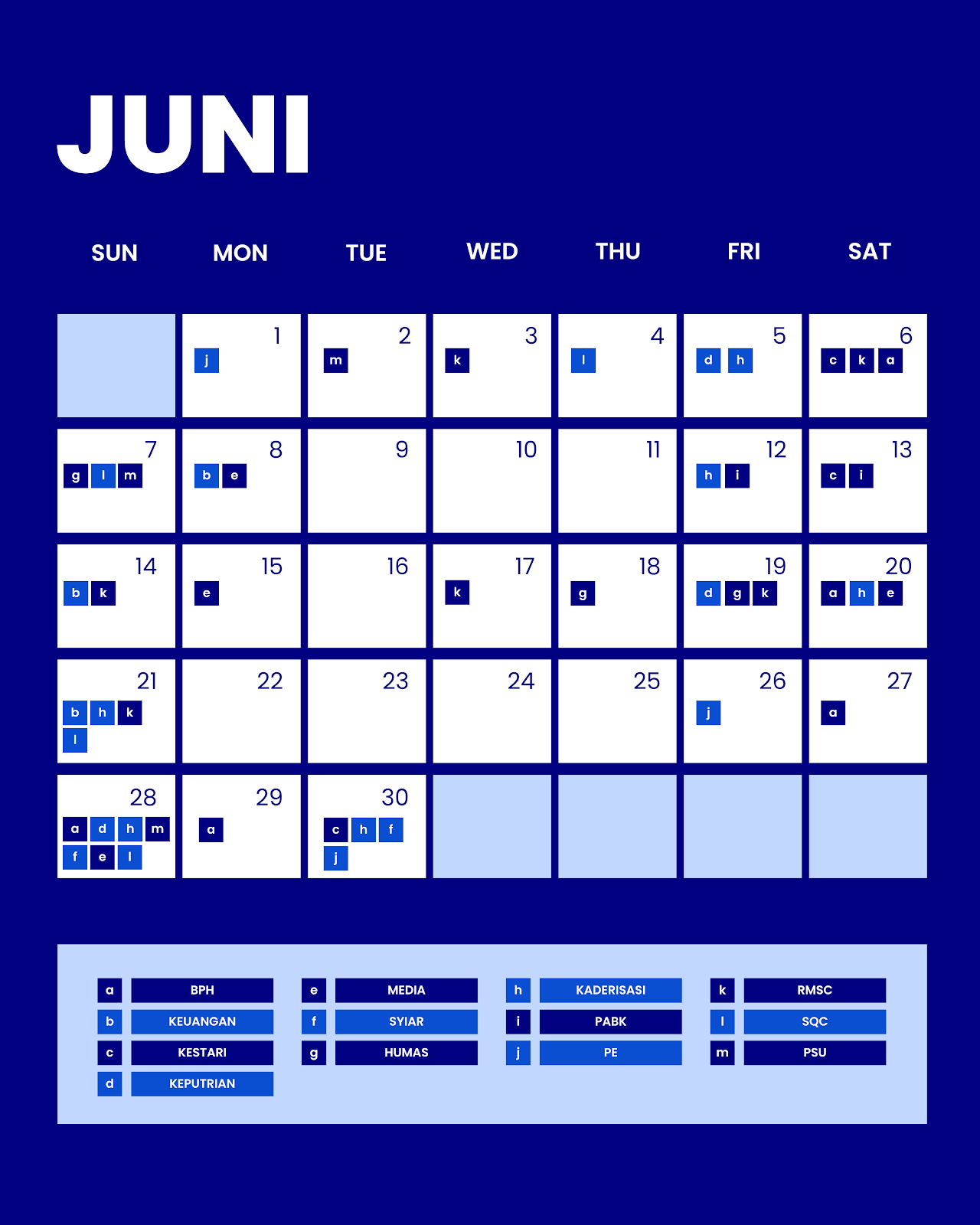 Aureans Schedule