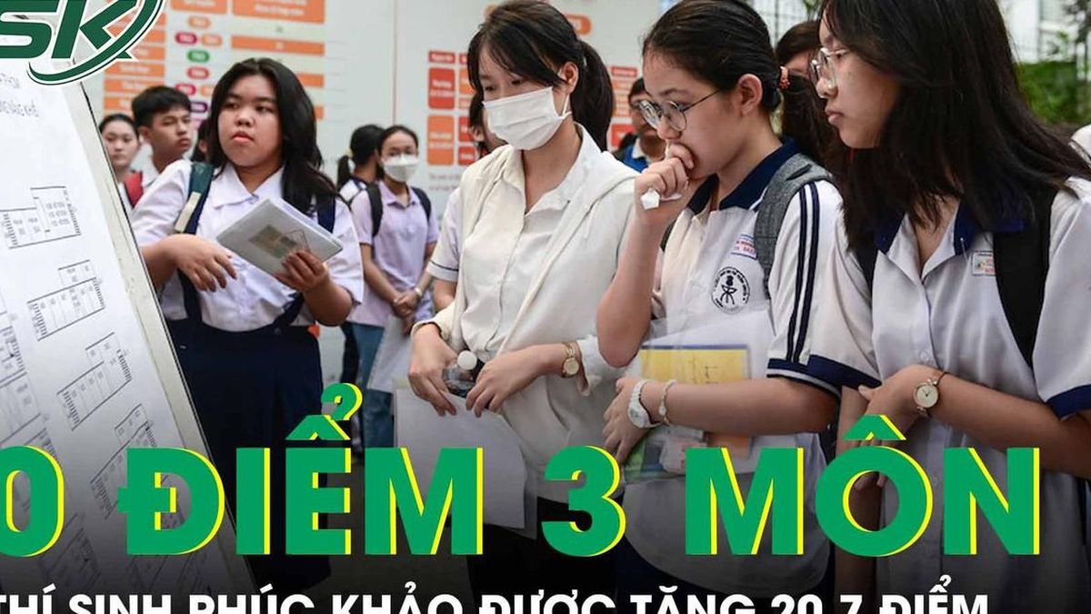 Bị chấm 0 điểm 3 môn, thí sinh phúc khảo được tăng 20,7 điểm: Từ trượt thành đỗ - Báo Sức Khỏe &amp; Đời Sống