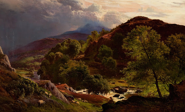 The River Llugwy at Capel Curig 1861