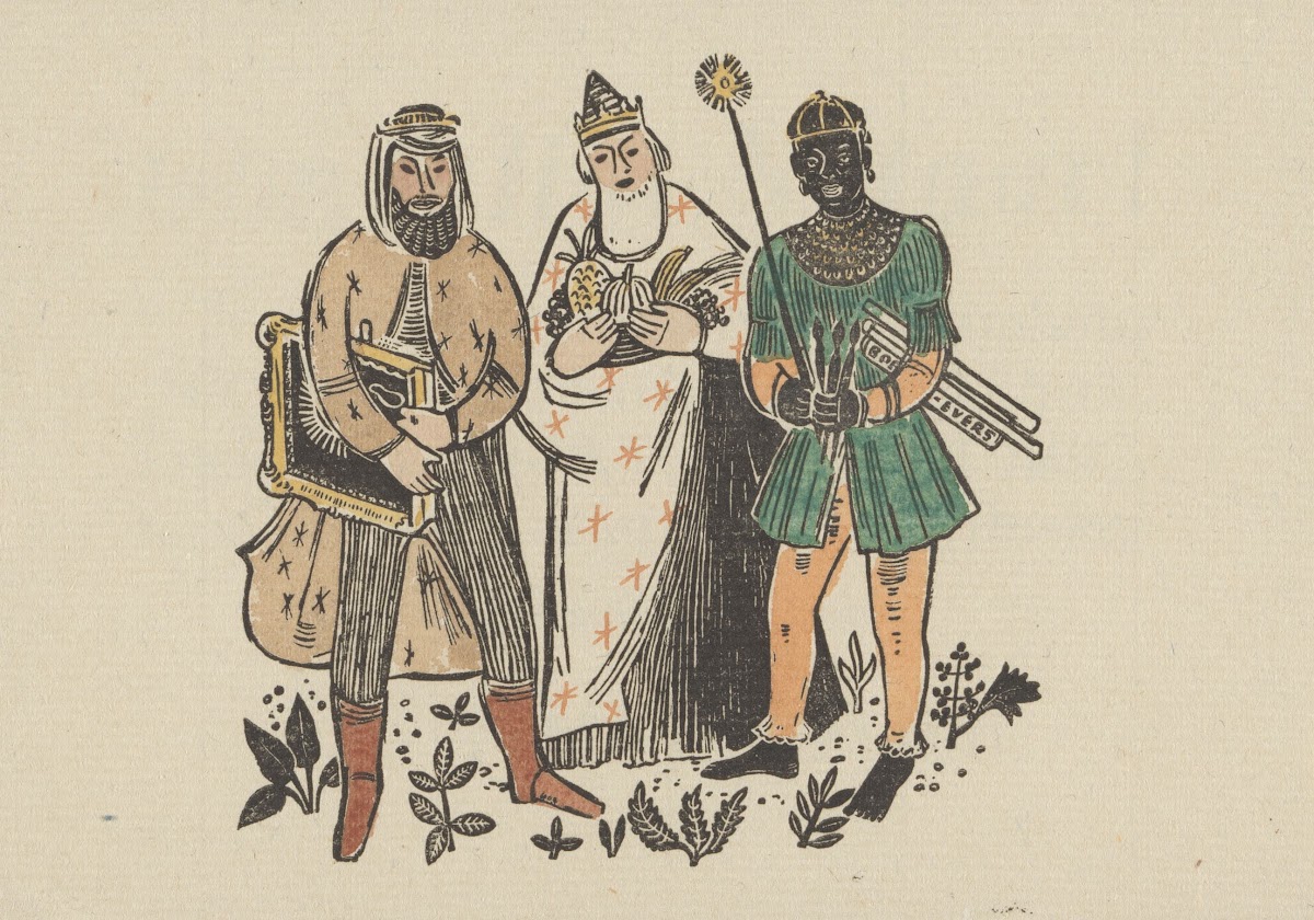 Nieuwjaarswens van lettergieterij J John Söhne c 1943   1956