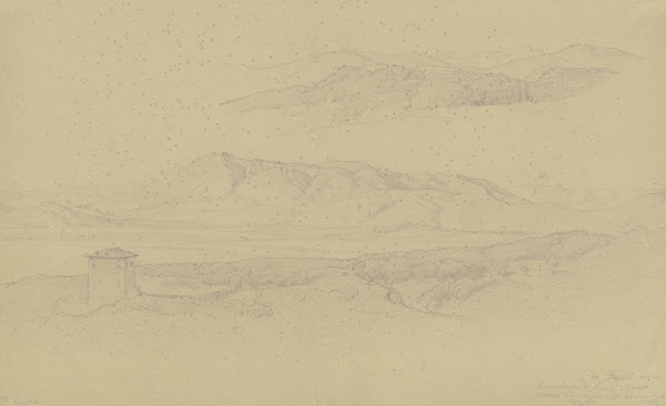 Landschaftsstudie Frascati und Tivoli 1834