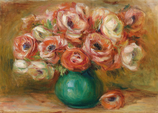 Vase danémones circa 1910