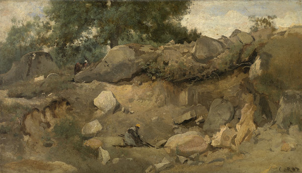 The Quarry of Chaise Marie at Fontainebleau 1831