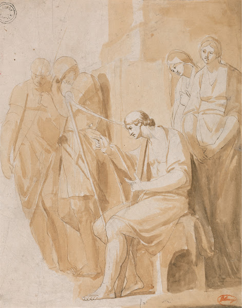 David Playing the Harp