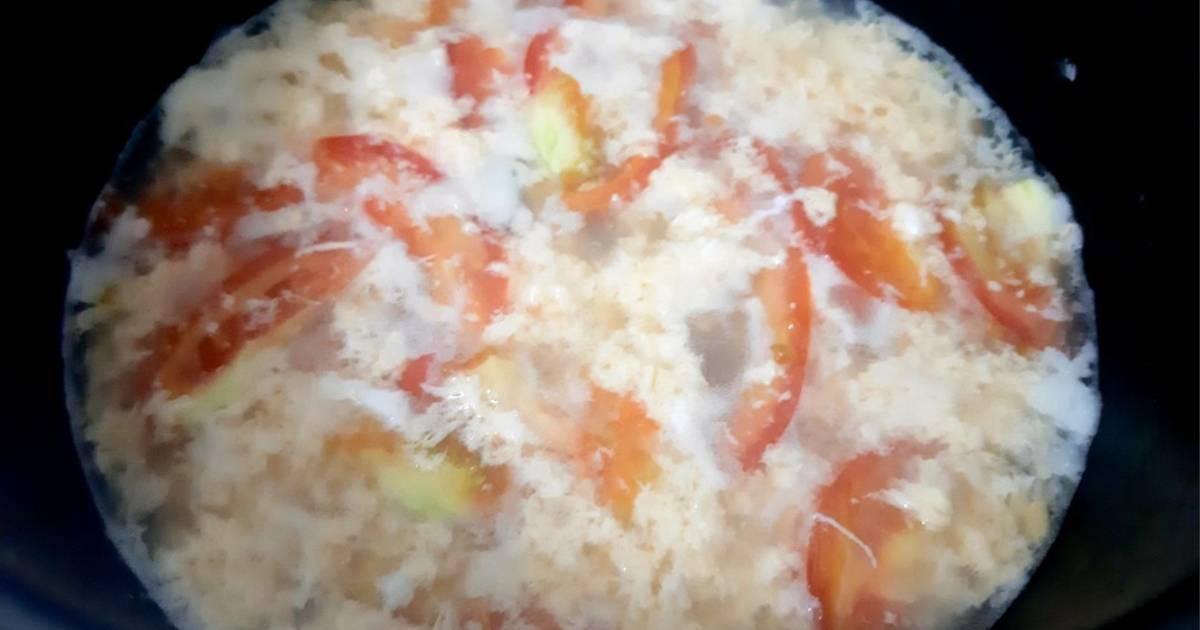 Canh mây nấu nhanh bằng nồi cơm điện