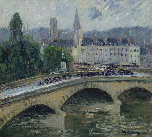 Rouen le pont Corneille circa 1927