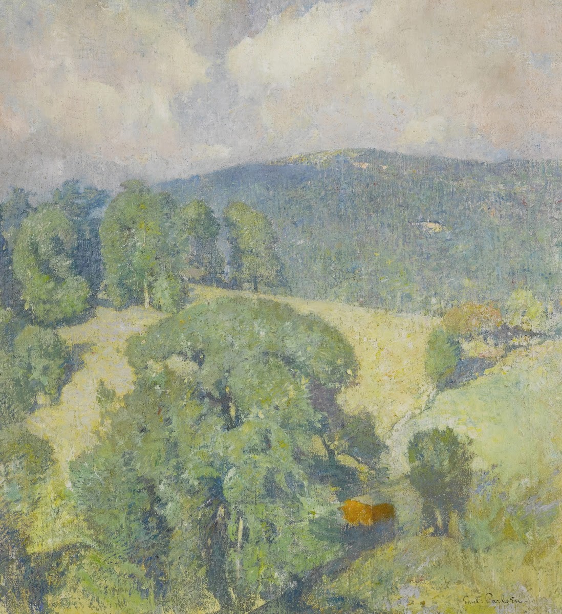 Connecticut Hillside circa 1920
