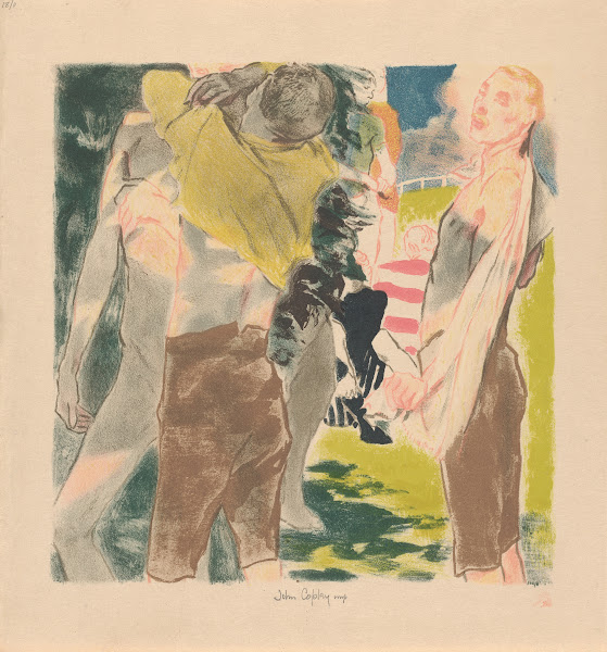 Athletes Dressing 1912