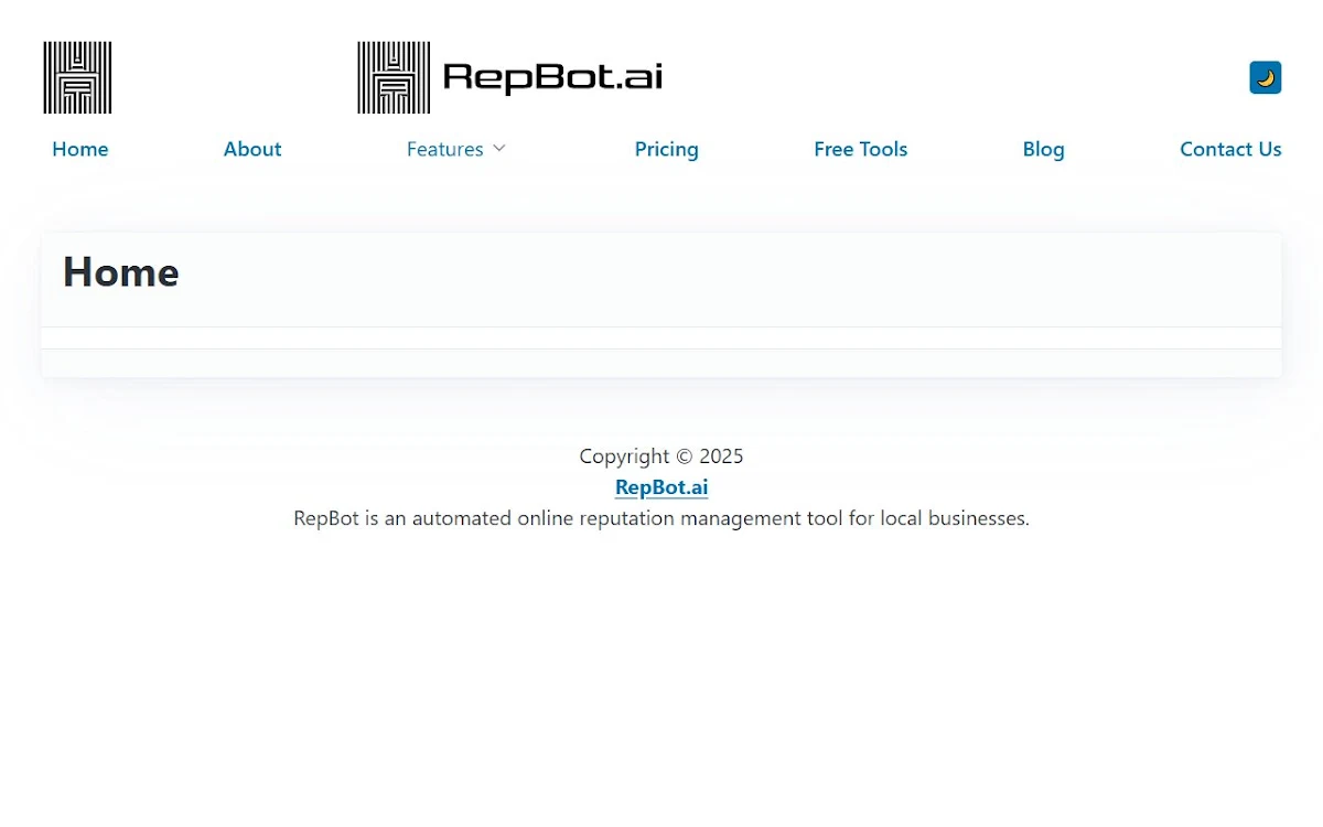 Captura de Repbot.ai