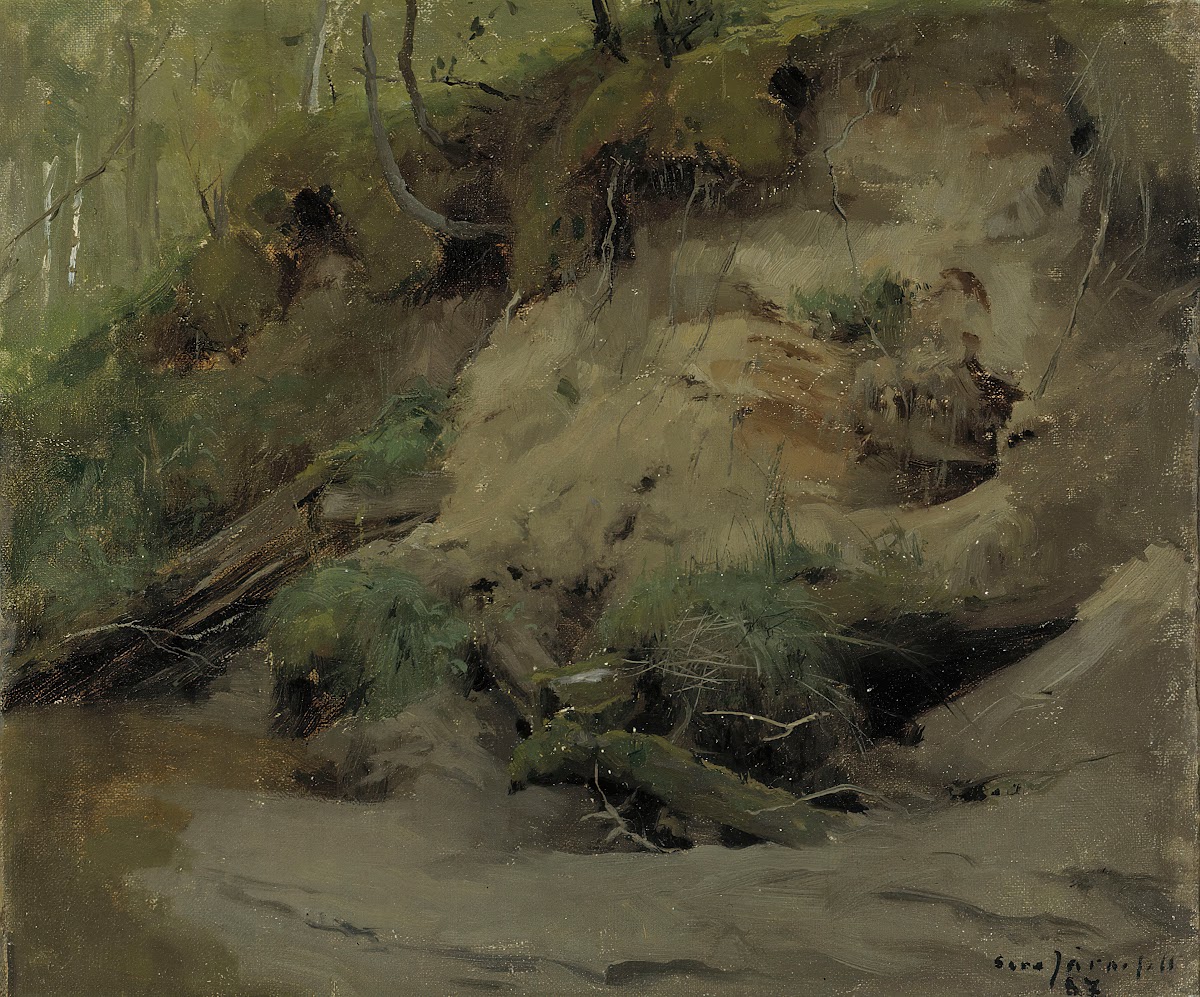 Forest with a Sandy Slope 1887