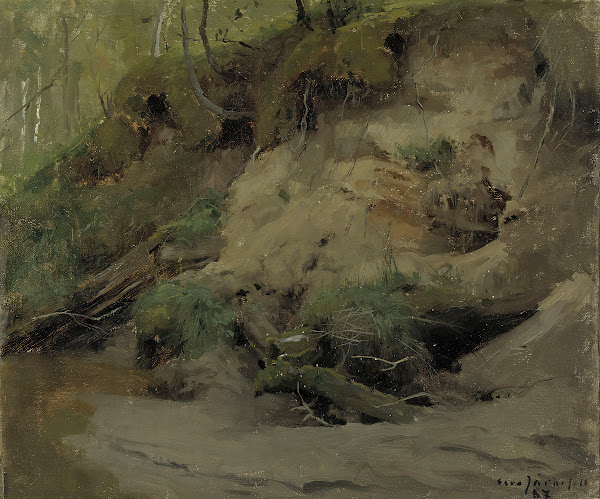 Forest with a Sandy Slope 1887