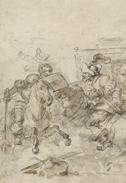 Don Quixote Attacking the Biscayan 1780s