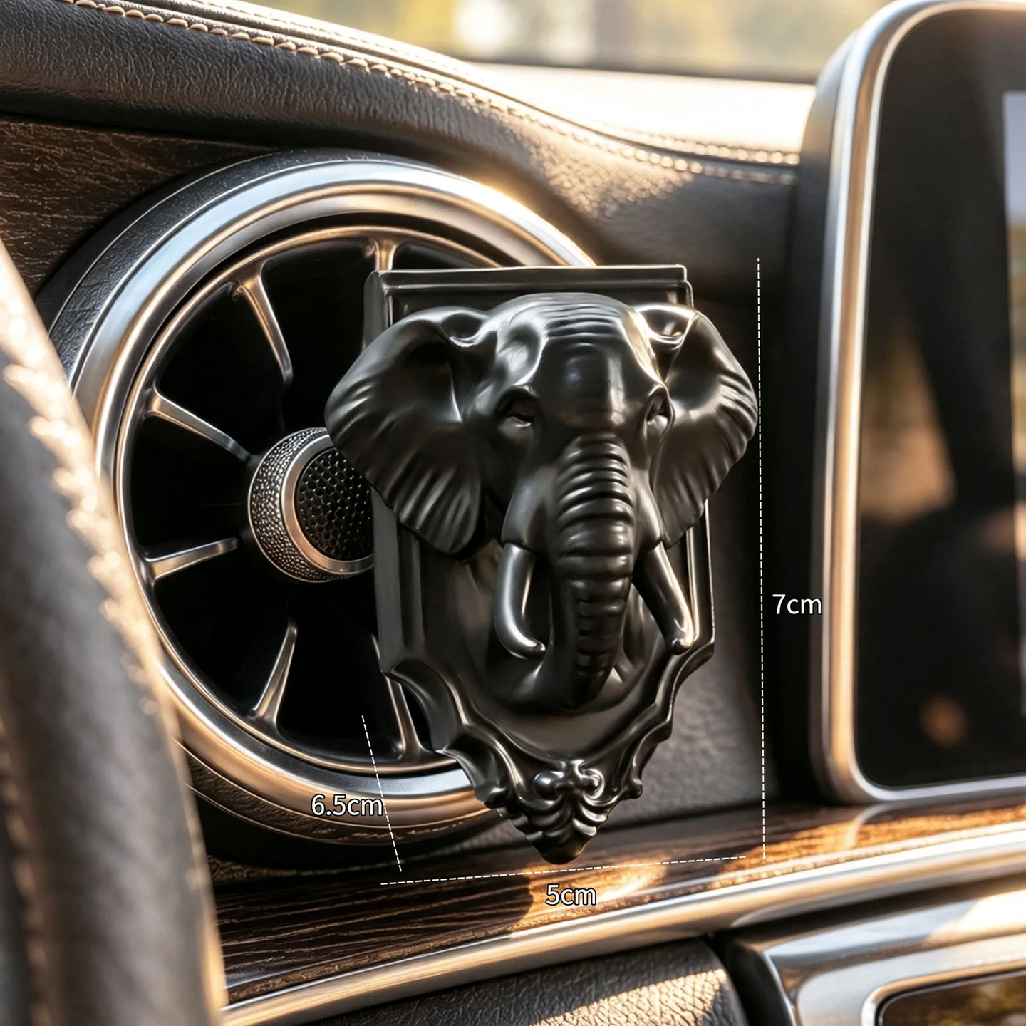 Animal Figurine Scent Hanger for Car Vent, Relief Design