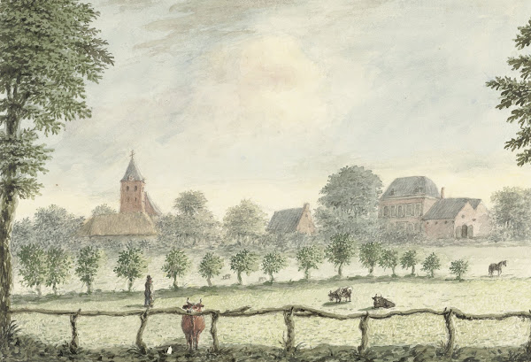 Gezicht op Renkum 1825