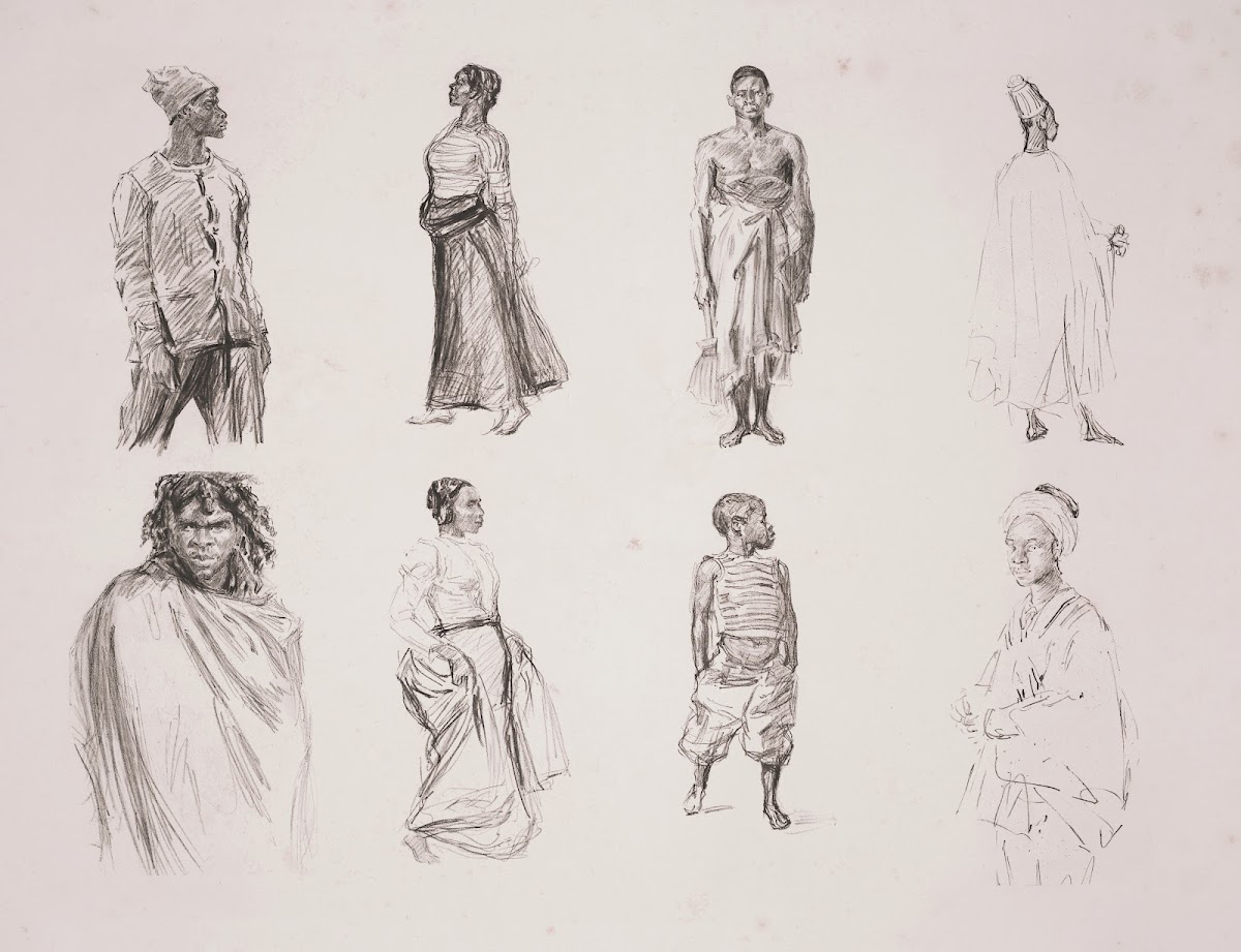 Croquis dexotiques 1900