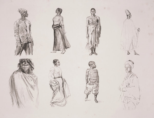 Croquis dexotiques 1900