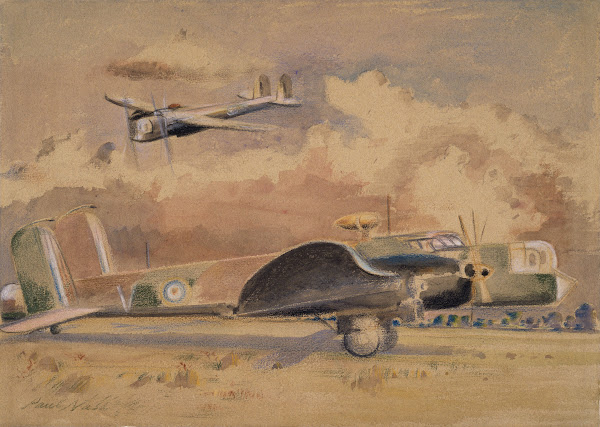 Whitley Bombers Sunning 1940