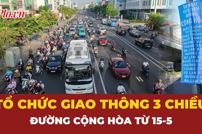 Đường Cộng Hòa sau tháo dỡ dải phân cách cứng để giảm kẹt xe - Báo Pháp Luật TP.HCM