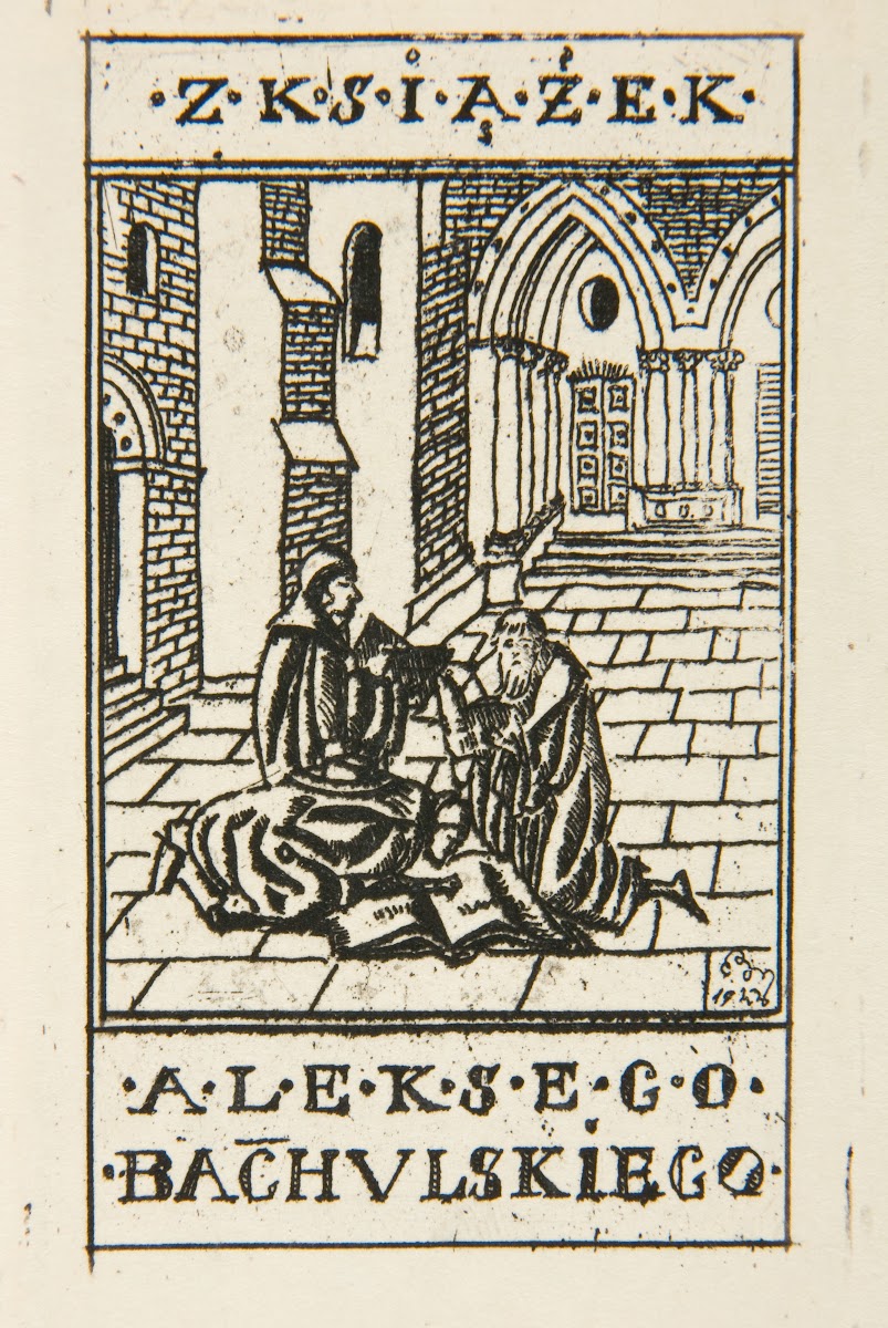 Ekslibris Aleksego Bachulskiego 1922