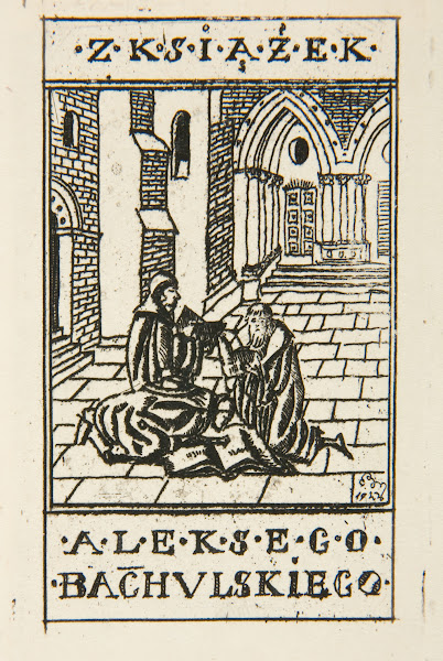 Ekslibris Aleksego Bachulskiego 1922