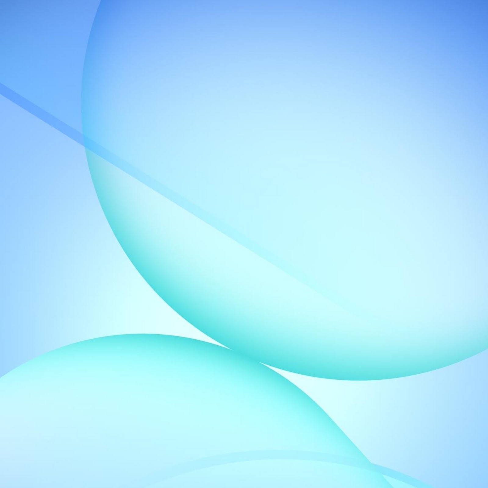 Download Glowing Cyan Abstract Spheres Full HD iPhone