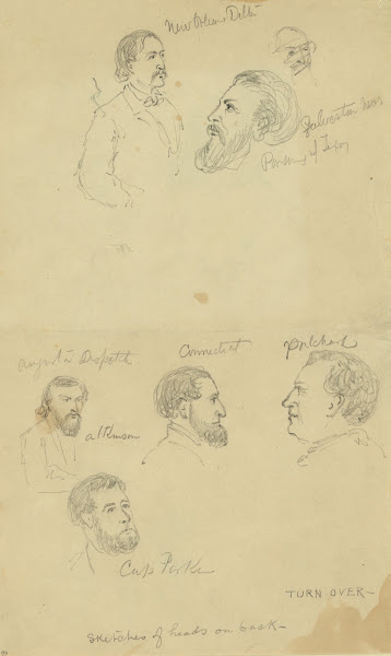 Seven bust portraits 1860 1865