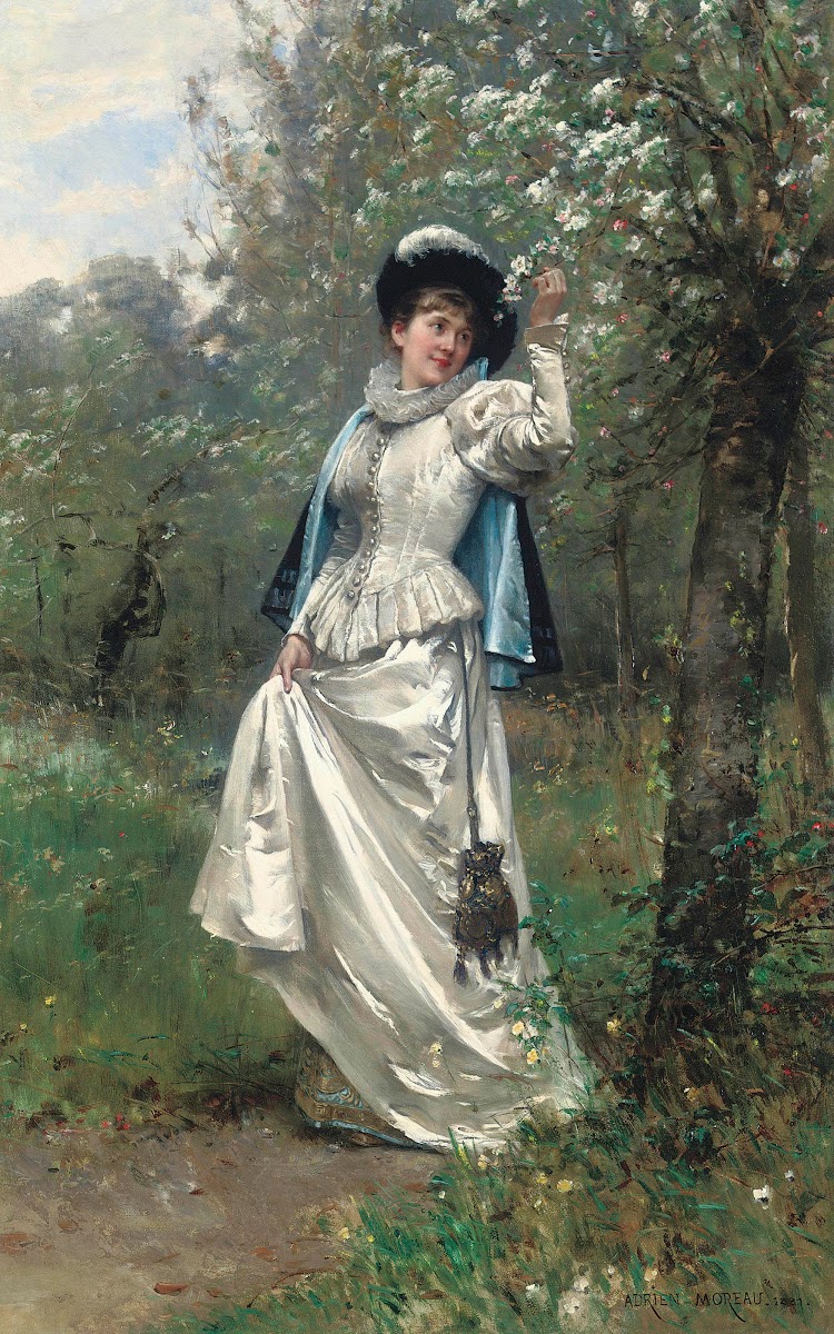 Beneath the cherry blossom 1881